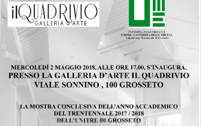Mostra conclusiva anno accademico 2018 Unitre: Arte pittorica, Decoupage, Disegno percettivo