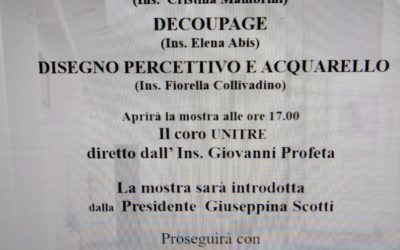 Mostra di fine anno 2019 UNITRE