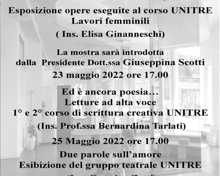 Mostra dei corsi UNITRE